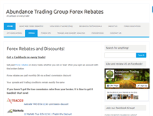 Tablet Screenshot of abundancetradinggroup.com